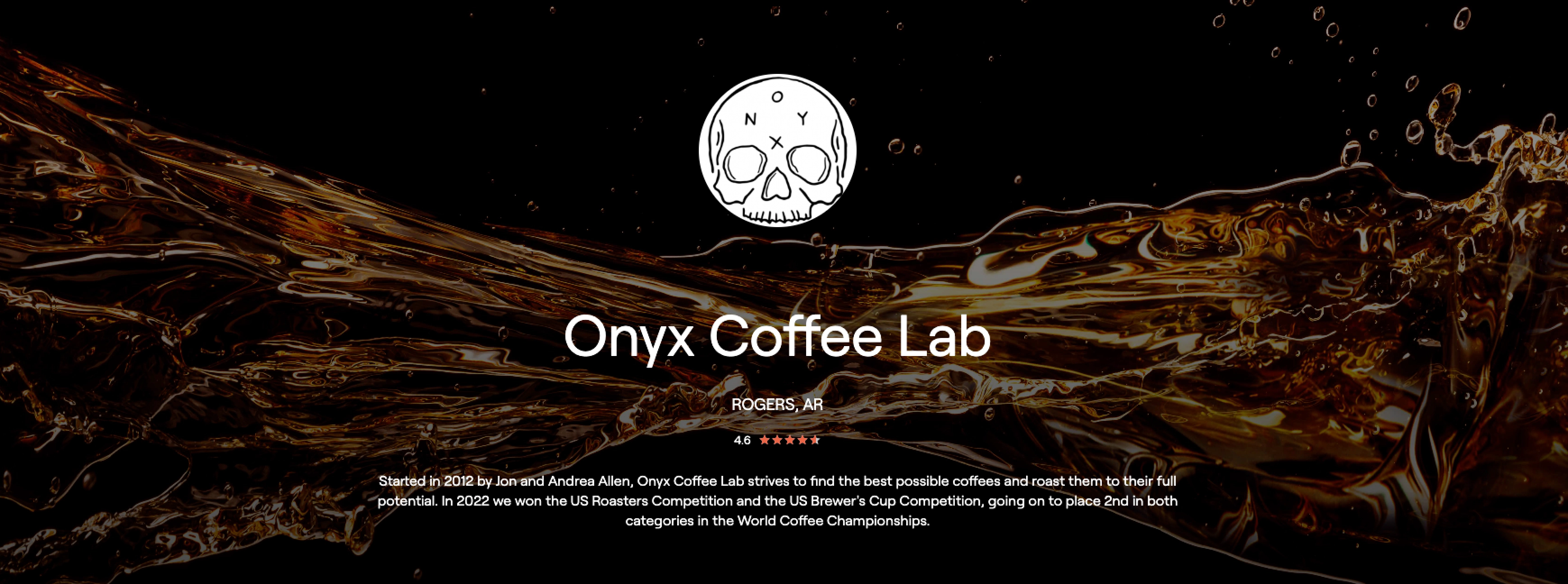 Onyx Coffee bag, example of correct coffee bag photo